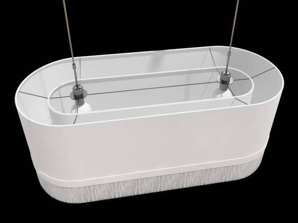 dxf moooi fringe6 fringe lamps - Moooi Fringe6 ceiling lamp by 3DmakeWork