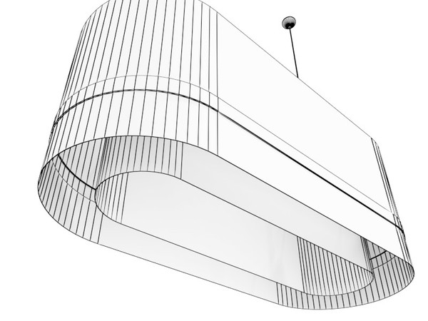 dxf moooi fringe6 fringe lamps - Moooi Fringe6 ceiling lamp by 3DmakeWork