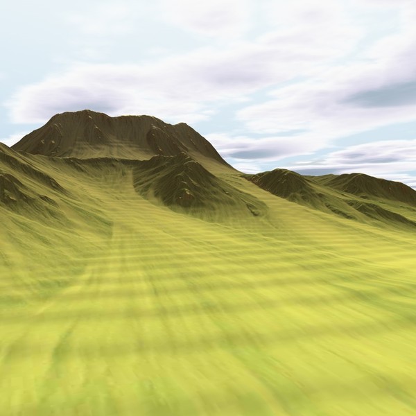 3d model mountain terrain - MountainT4... by ERLHN