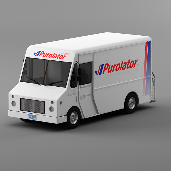 courier trucks morgan olson max - UPS, Canada post, DHL, Purolator and NON BRAND  Courier truck Morgan Olson van COLLECTION by Leeift