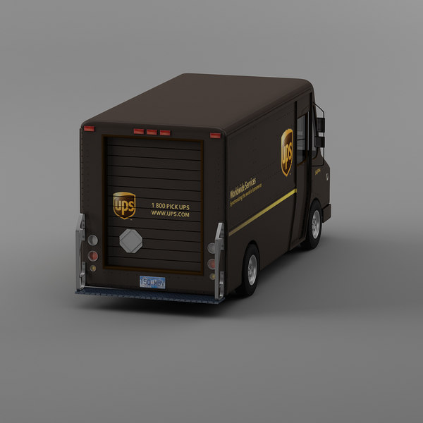 courier trucks morgan olson max - UPS, Canada post, DHL, Purolator and NON BRAND  Courier truck Morgan Olson van COLLECTION by Leeift