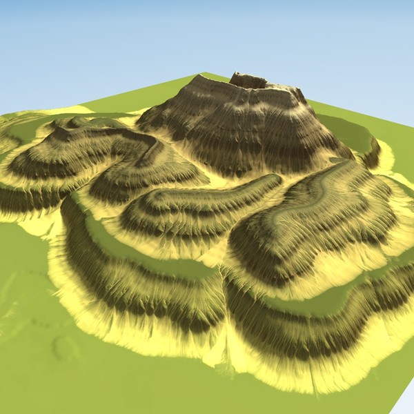 c4d mountain terrain - Mountaintv by ERLHN
