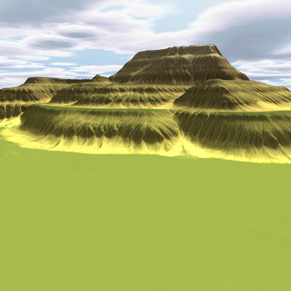 c4d mountain terrain - Mountaintv by ERLHN