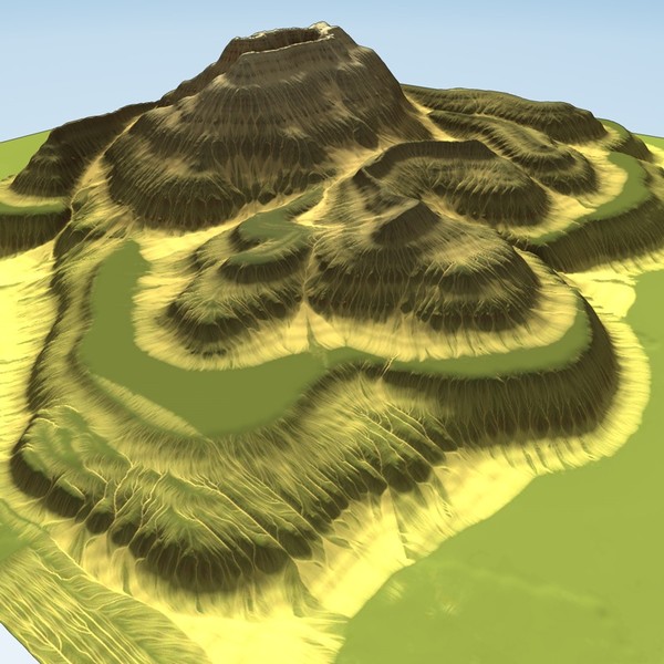 c4d mountain terrain - Mountaintv by ERLHN