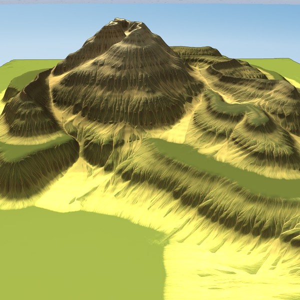 c4d mountain terrain - Mountaintv by ERLHN