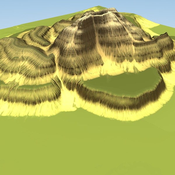 c4d mountain terrain - Mountaintv by ERLHN