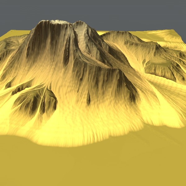 mountain terrain c4d - Mountaint7 by ERLHN
