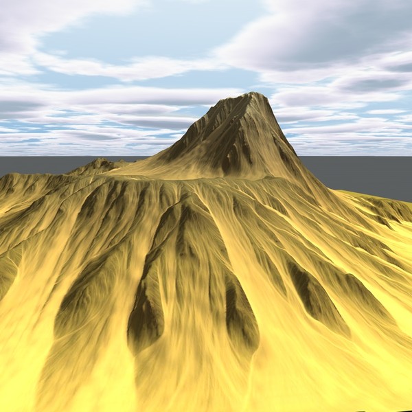 mountain terrain c4d - Mountaint7 by ERLHN