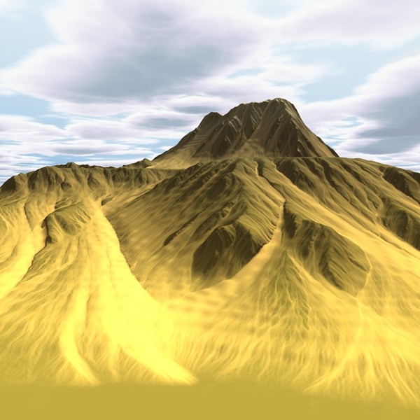 mountain terrain c4d - Mountaint7 by ERLHN
