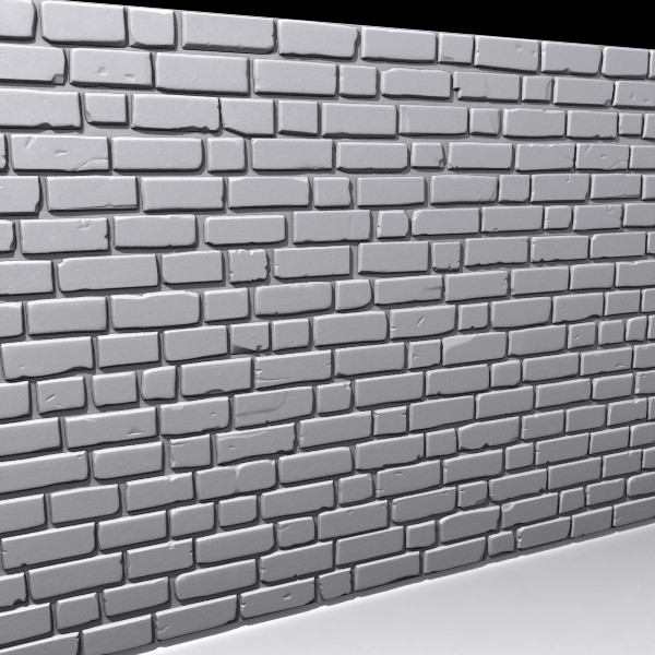 3d model brick wall 02 - Bricks wall #02... by Sunnncho