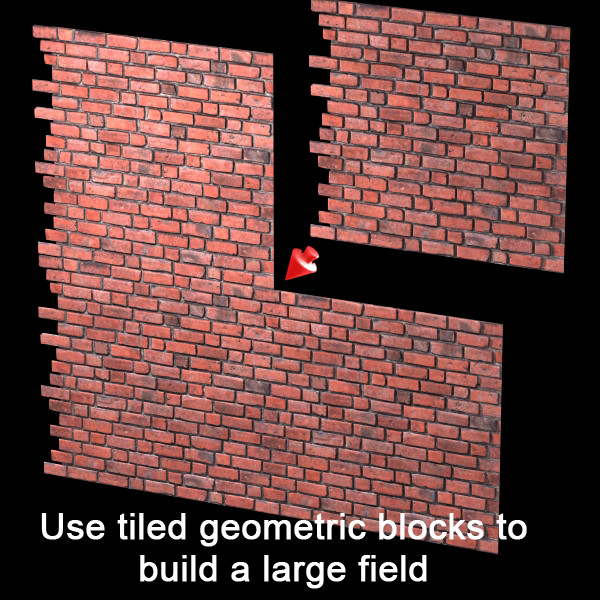 3d model brick wall 02 - Bricks wall #02... by Sunnncho