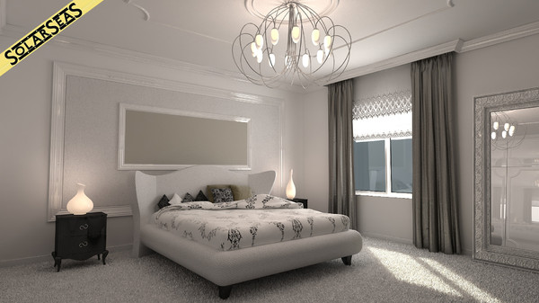 3ds max scene bedroom interior provence - Bedroom Provence... by solarseas