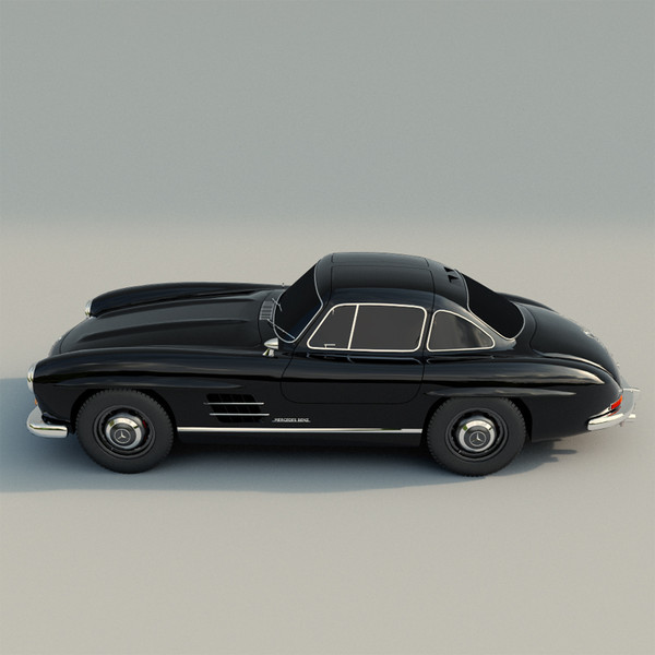 3d mercedes benz 300 sl - Mercedes-Benz 300SL by OODINDD