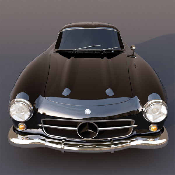 3d mercedes benz 300 sl - Mercedes-Benz 300SL by OODINDD