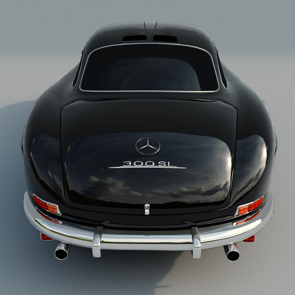 3d mercedes benz 300 sl - Mercedes-Benz 300SL by OODINDD