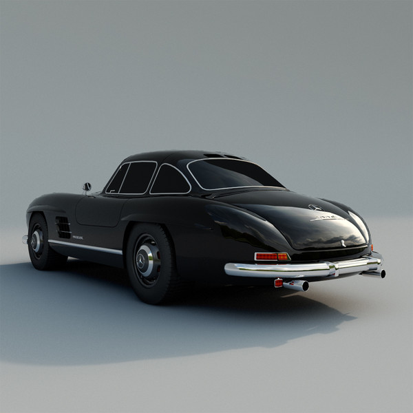 3d mercedes benz 300 sl - Mercedes-Benz 300SL by OODINDD