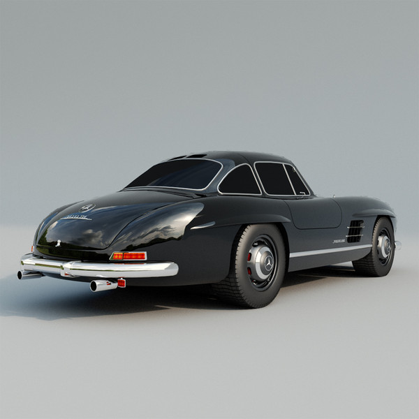 3d mercedes benz 300 sl - Mercedes-Benz 300SL by OODINDD