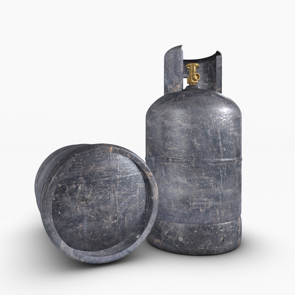 3d gas cylinder - Gas Cylinder by NandN_Studios