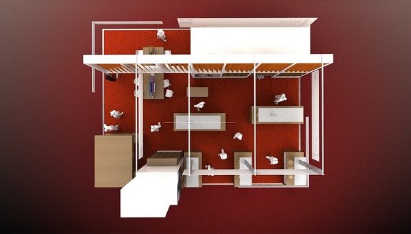 interior showroom max - Interior/Showroom/Pavilion by studiorender