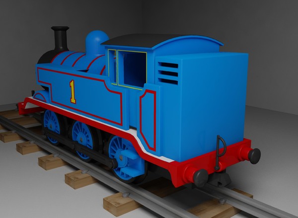 3d model thomas tank engine - Thomas The Tank Engine by mvcomputers