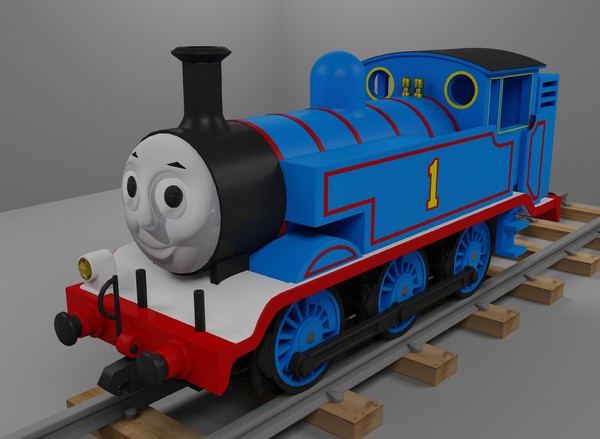 3d model thomas tank engine - Thomas The Tank Engine by mvcomputers