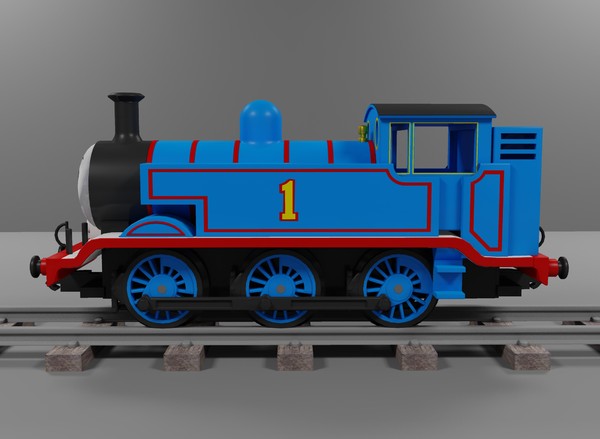 3d model thomas tank engine - Thomas The Tank Engine by mvcomputers