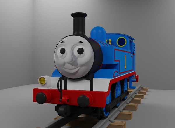 3d model thomas tank engine - Thomas The Tank Engine by mvcomputers
