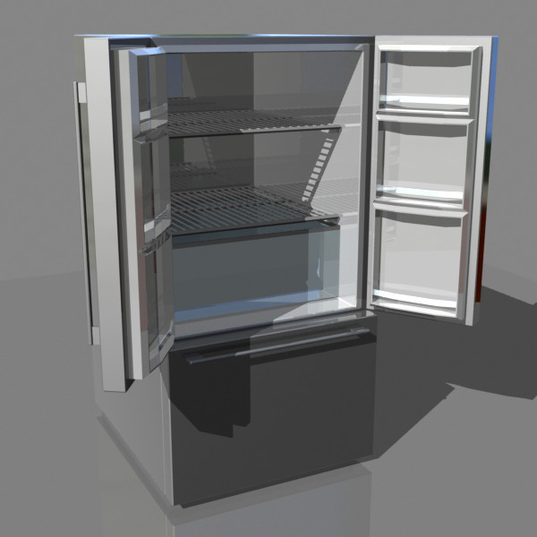 refrigerator door dxf - Two Door Refrigerator by mostlysquare