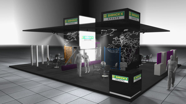 3d interior design stand - Interior/Stand/Pavilion by studiorender