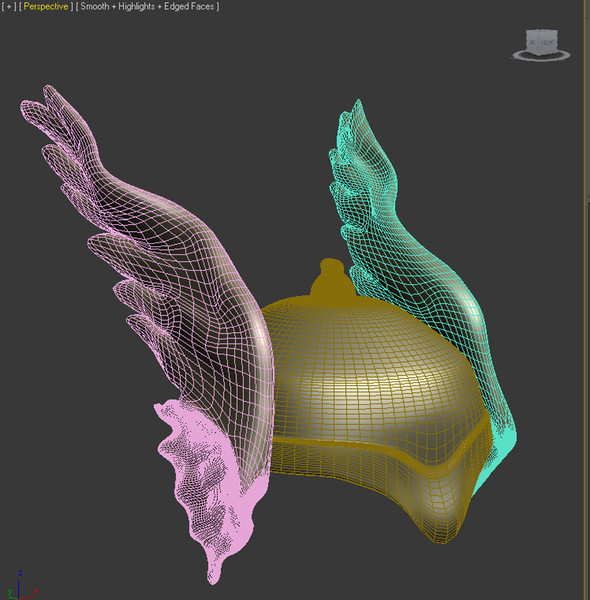 3d model helmet thor - Helmet of Thor by Poliovale