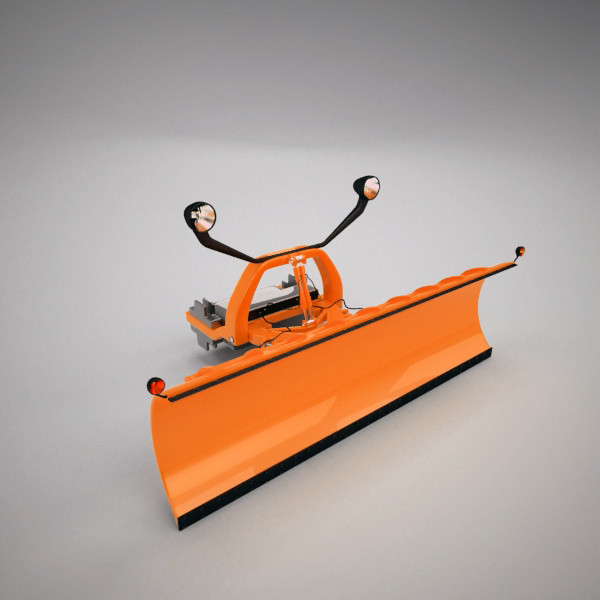 3ds snowplow plow snow - Snowplow attachment by QLEE