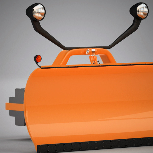 3ds snowplow plow snow - Snowplow attachment by QLEE