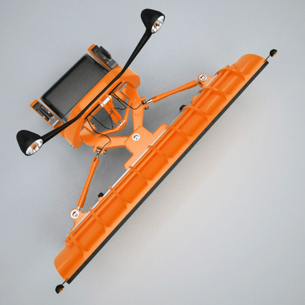 3ds snowplow plow snow - Snowplow attachment by QLEE