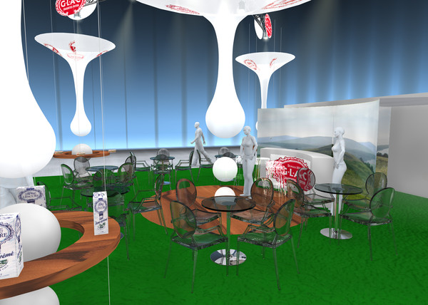 3d interior stand pavilion model - Interior/Stand/Pavilion by studiorender
