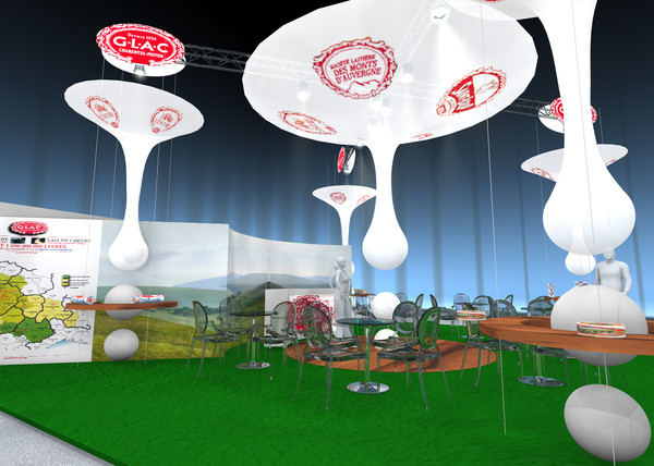 3d interior stand pavilion model - Interior/Stand/Pavilion by studiorender