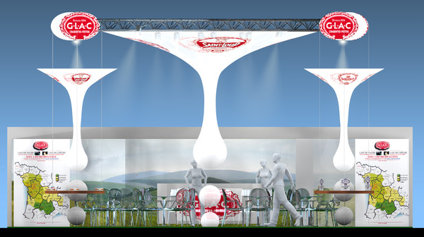 3d interior stand pavilion model - Interior/Stand/Pavilion by studiorender