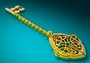 old skeleton key metal door 3d model