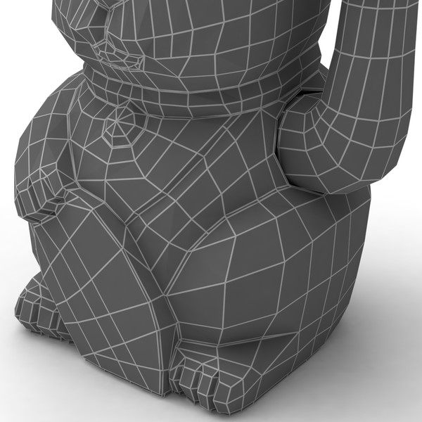 maneki neko 3d model - Maneki neko by coboide