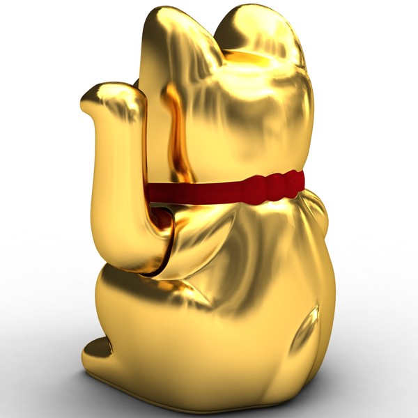 maneki neko 3d model - Maneki neko by coboide