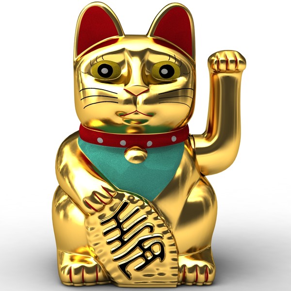 maneki neko 3d model - Maneki neko by coboide
