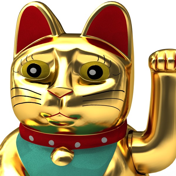 maneki neko 3d model - Maneki neko by coboide