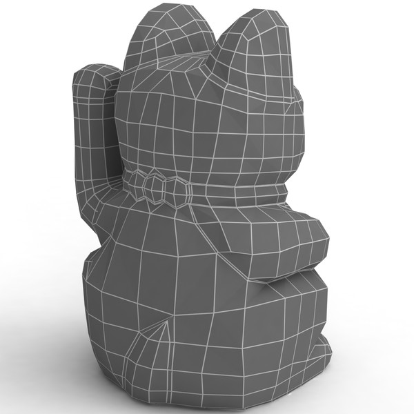 maneki neko 3d model - Maneki neko by coboide