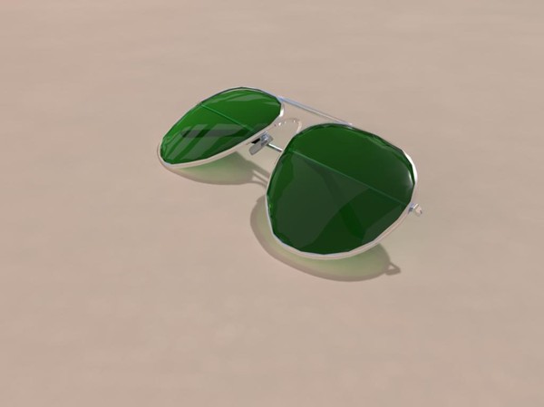 sunglasses colours 3d model - Sunglasses Compilation by nescio180