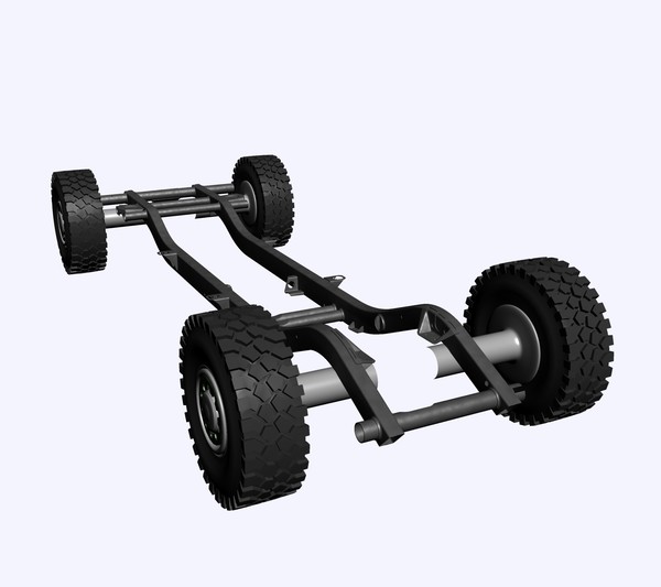 3d chassis engine - chassis by harmanli