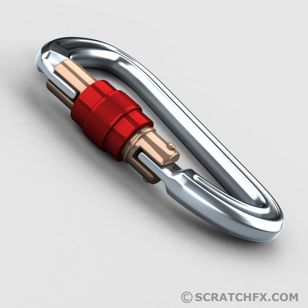 3d karabiner model - KARABINER by ScratchFX