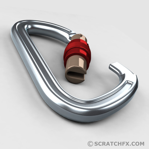 3d karabiner model - KARABINER by ScratchFX
