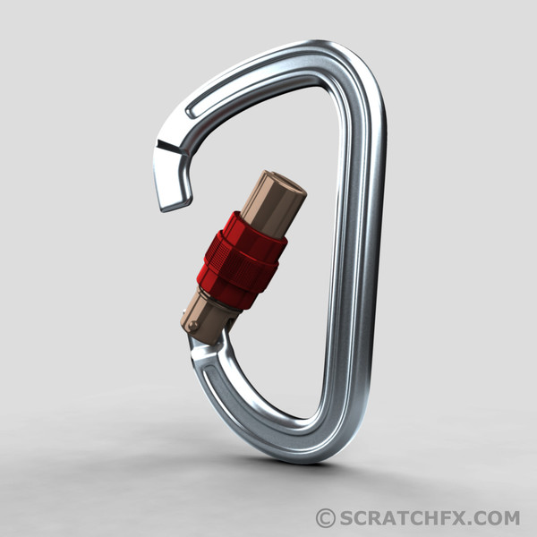 3d karabiner model - KARABINER by ScratchFX