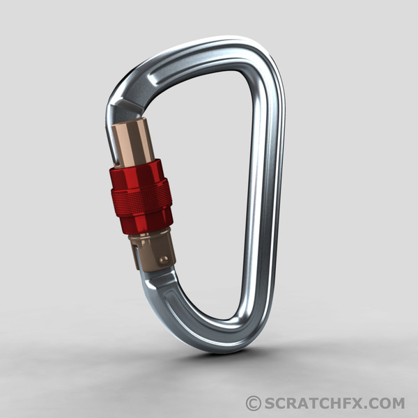 3d karabiner model - KARABINER by ScratchFX