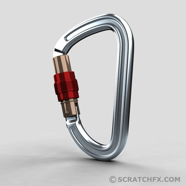 3d karabiner model - KARABINER by ScratchFX