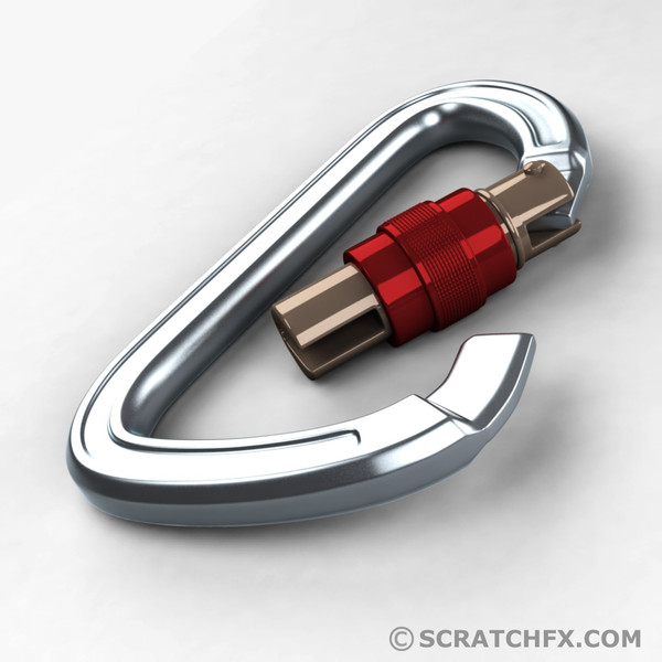 3d karabiner model - KARABINER by ScratchFX